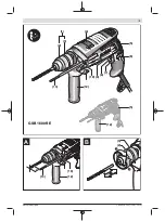 Предварительный просмотр 3 страницы Bosch GSB 1600 RE Original Instructions Manual