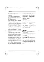 Предварительный просмотр 18 страницы Bosch GSB 162-2 RE Original Instructions Manual