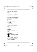 Предварительный просмотр 57 страницы Bosch GSB 162-2 RE Original Instructions Manual