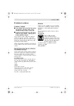 Предварительный просмотр 223 страницы Bosch GSB 162-2 RE Original Instructions Manual