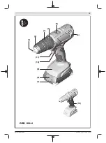 Предварительный просмотр 3 страницы Bosch GSB 180-LI Original Instructions Manual