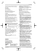 Preview for 206 page of Bosch GSB 18V-60 C Original Instructions Manual