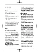 Предварительный просмотр 83 страницы Bosch GSB 19-2 RE Original Instructions Manual