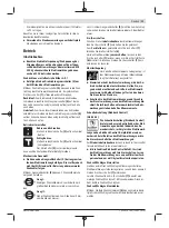 Предварительный просмотр 11 страницы Bosch GSB 21-2 Original Instructions Manual