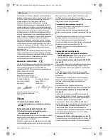 Предварительный просмотр 106 страницы Bosch GSB Professional 19-2 RE Original Instructions Manual