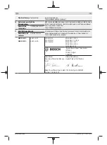 Предварительный просмотр 225 страницы Bosch GSB Original Instructions Manual