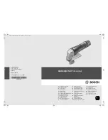 Bosch GSC 10,8 V-LI Professional Original Instructions Manual предпросмотр