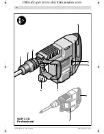 Предварительный просмотр 4 страницы Bosch GSH 11 E Professional Original Instructions Manual