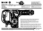 Preview for 1 page of Bosch GSH 3 Repair Instructions