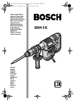 Bosch GSH 5 E Operating Instructions Manual предпросмотр