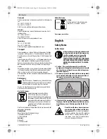 Предварительный просмотр 12 страницы Bosch GSL 2 Original Instructions Manual