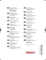 Предварительный просмотр 45 страницы Bosch GSM 908 User Manual