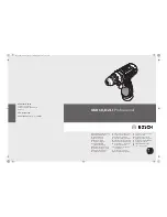 Предварительный просмотр 1 страницы Bosch GSR 10,8-2-LI Professional Original Instructions Manual