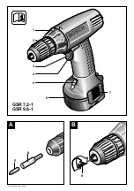 Предварительный просмотр 3 страницы Bosch GSR 12-1 Operating Instructions Manual