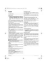 Предварительный просмотр 76 страницы Bosch GSR 14,4 V Operating Instructions Manual