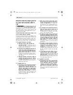 Предварительный просмотр 38 страницы Bosch GSR 14 Original Instructions Manual