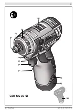 Предварительный просмотр 3 страницы Bosch GSR Professional 12V-20 Original Instructions Manual