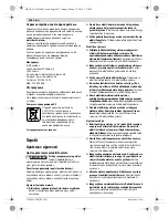 Preview for 128 page of Bosch GSS 230 A PROFESSIONAL Original Instructions Manual