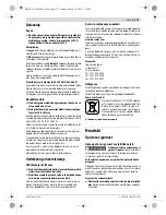 Preview for 137 page of Bosch GSS 230 A PROFESSIONAL Original Instructions Manual