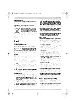 Предварительный просмотр 41 страницы Bosch GSS Professional 140-1 A Original Instructions Manual