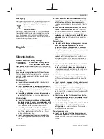 Preview for 11 page of Bosch GSS Professional Original Instructions Manual