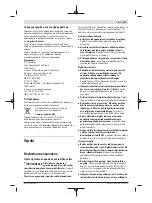 Preview for 123 page of Bosch GSS Professional Original Instructions Manual