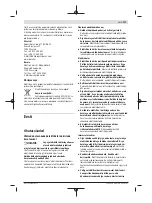 Preview for 137 page of Bosch GSS Professional Original Instructions Manual