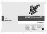 Bosch GST 12V-70 Professional Original Instructions Manual предпросмотр