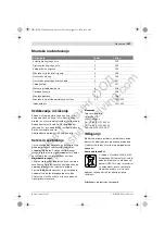 Предварительный просмотр 157 страницы Bosch GST 25 Metal Professional Original Instructions Manual