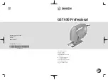 Bosch GST 650 Professional Original Instructions Manual предпросмотр