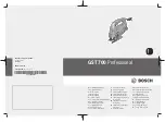 Bosch GST 700 Professional Original Instructions Manual предпросмотр