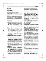 Preview for 11 page of Bosch GST 700 Original Instructions Manual