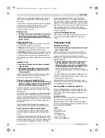 Preview for 121 page of Bosch GST 700 Original Instructions Manual