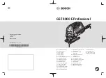 Bosch GST 8000 E Professional Original Instructions Manual предпросмотр