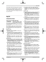 Preview for 11 page of Bosch GST 8000 E Professional Original Instructions Manual