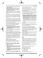 Preview for 21 page of Bosch GST 8000 E Professional Original Instructions Manual