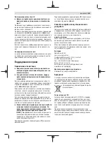 Preview for 131 page of Bosch GST 8000 E Professional Original Instructions Manual