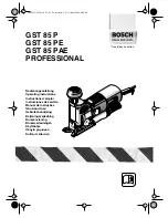 Bosch GST 85 P Operator'S Manual предпросмотр