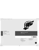 Bosch GST 85 PBE Professional Original Operating Instructions предпросмотр