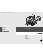 Bosch GST Professional 18 V-LIB Original Instructions Manual предпросмотр