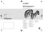 Bosch GST Professional 18V-155 BC Original Instructions Manual предпросмотр