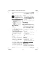 Preview for 15 page of Bosch GTA 2500 Compact Professional Original Instructions Manual