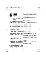 Preview for 43 page of Bosch GTA 3700 Operating Instructions Manual