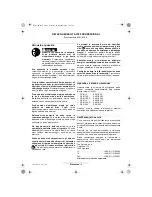 Preview for 44 page of Bosch GTA 3700 Operating Instructions Manual