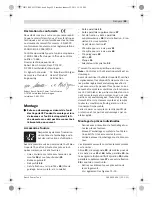 Предварительный просмотр 59 страницы Bosch GTS 10 J Professiona Original Instructions Manual