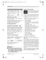 Предварительный просмотр 98 страницы Bosch GTS 10 J Professiona Original Instructions Manual