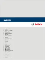 Bosch GVCI-MX Operating Instruction предпросмотр