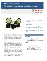 Предварительный просмотр 1 страницы Bosch GVS1000 Specifications