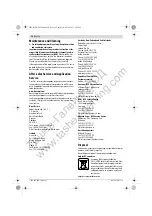 Preview for 18 page of Bosch GWC Professional 12-125 CIE Original Instructions Manual