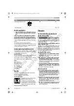 Preview for 89 page of Bosch GWC Professional 12-125 CIE Original Instructions Manual